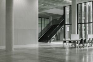 Afgewerkte betonvloer