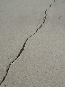 Scheur Betonvloer
